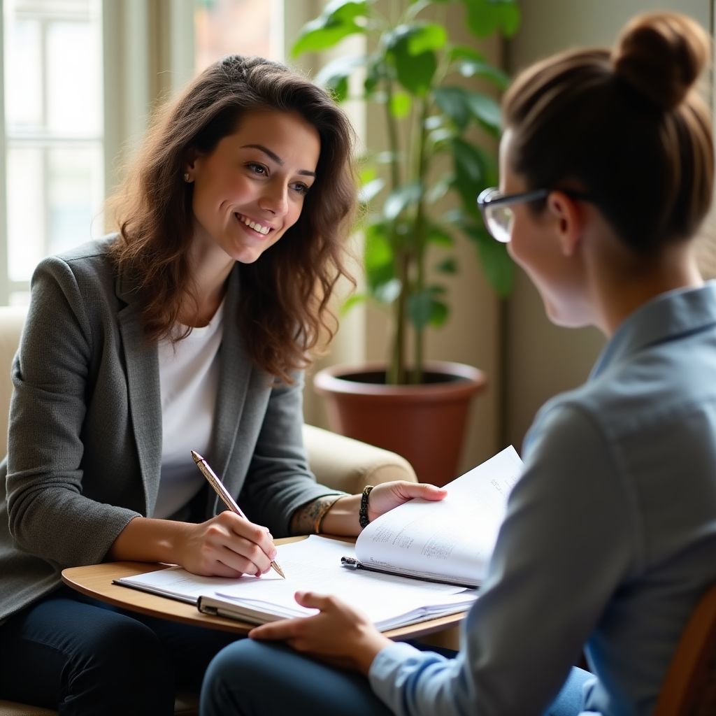 Sesión de coaching financiero